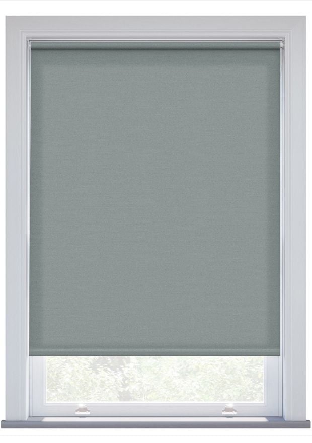 Ocean Mist Twill Electric Roller Blind