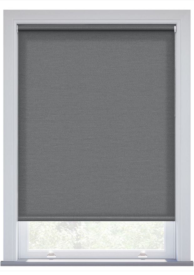 Grey Twill Twist Fit Roller Blind