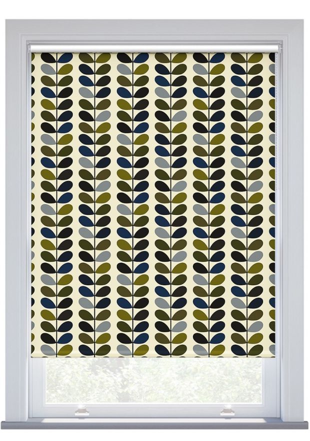 Orla Kiely Multi Stem Moss Roller Blind