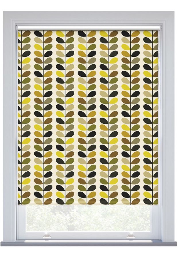 Orla Kiely Multi Stem Yellow Roller Blind