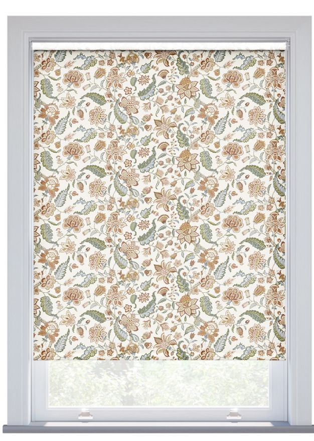 JL x Sanderson Newnham Courtney, Flax Olive Roller Blind