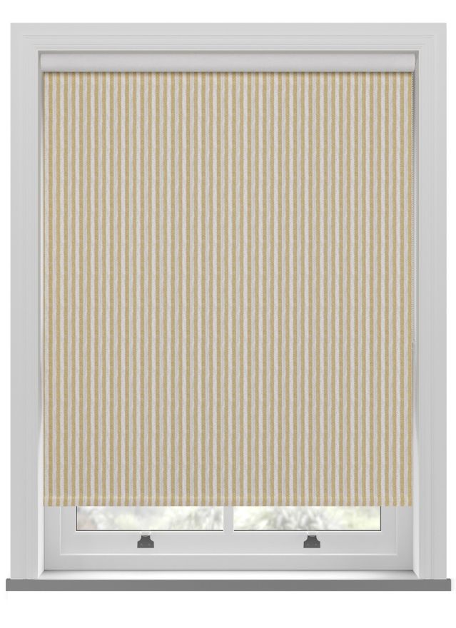 Emily Bond Oscar Stripe Gold Roller Blind