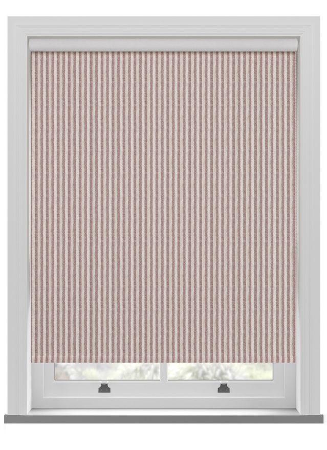 Emily Bond Oscar Stripe Raspberry Roller Blind