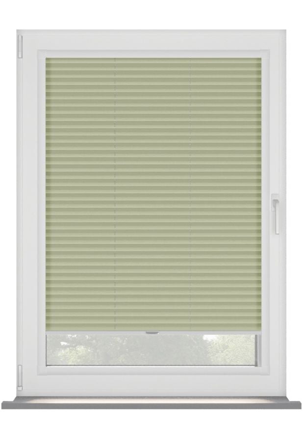 Moss Green Sheen Perfect Fit Pleated Blind 