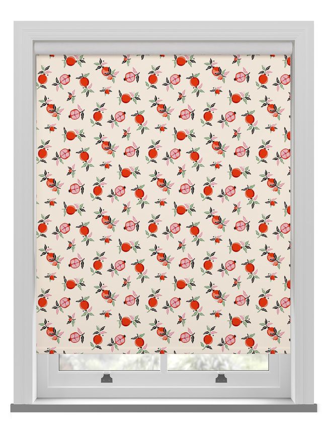 Cath Kidston Pomegranate Orange Roller Blind