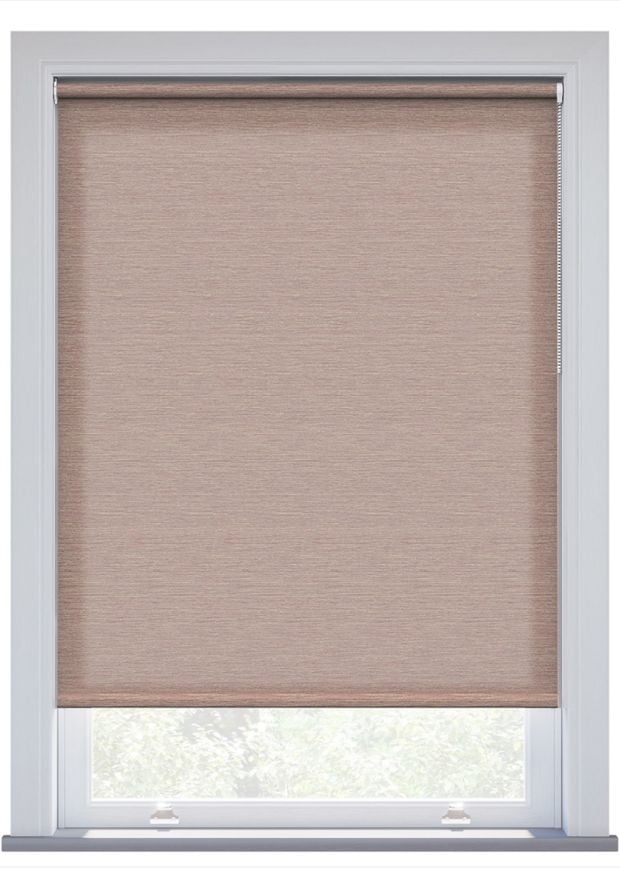 Coral Tweed Twist Fit Roller Blind