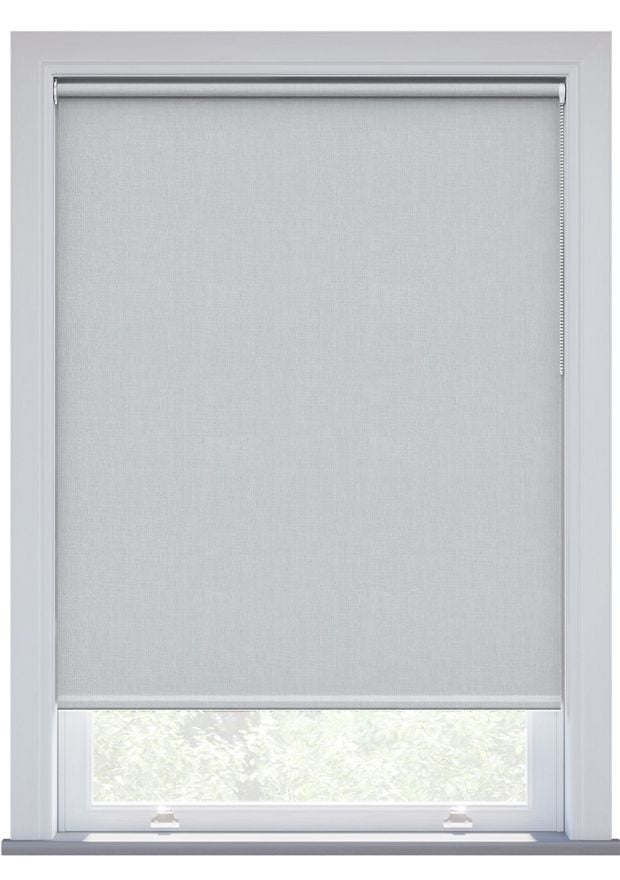 Sky Blue Close Weave Twist Fit Roller Blind