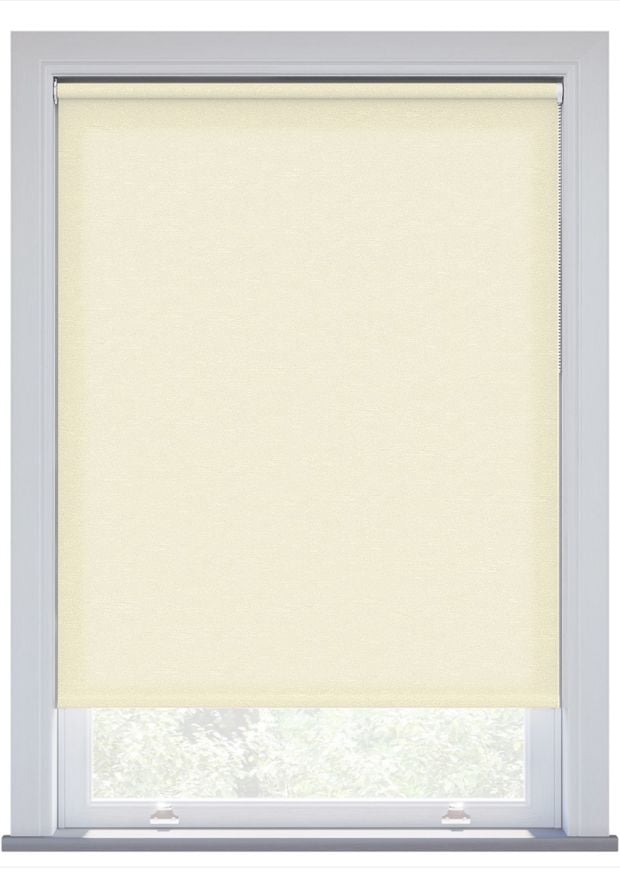 Ecru Rustic Weave Twist Fit Roller Blind
