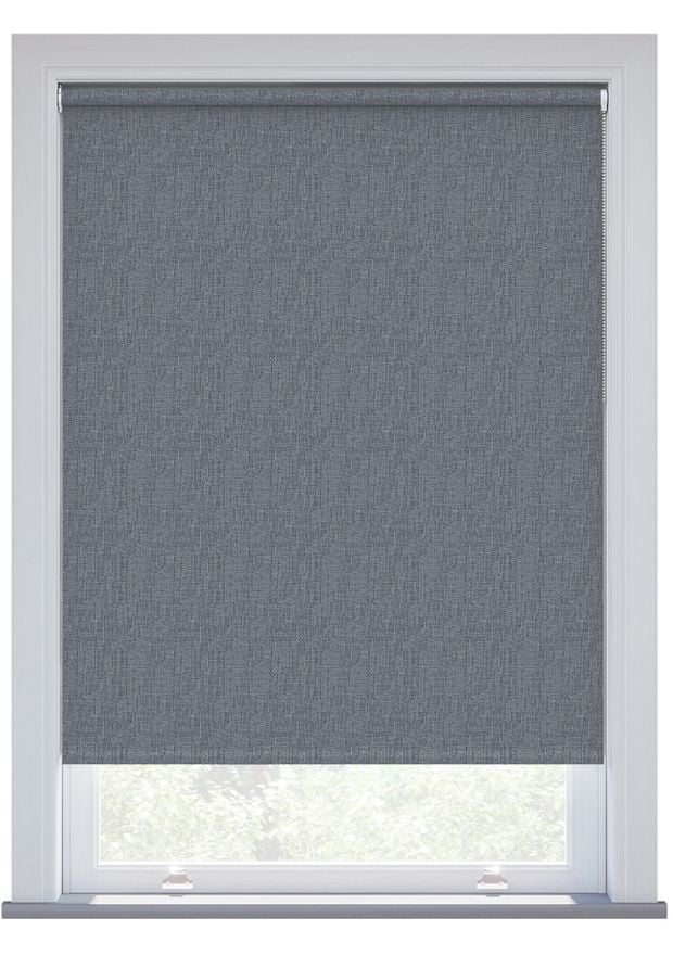 Denim Fine Weave Twist Fit Roller Blind