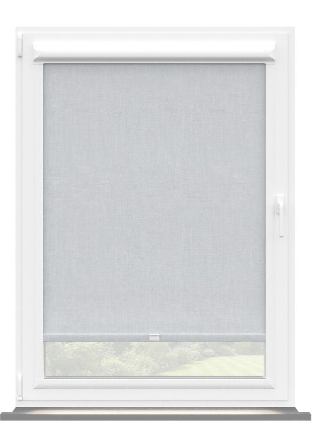 Sky Blue Close Weave Perfect Fit Roller Blind