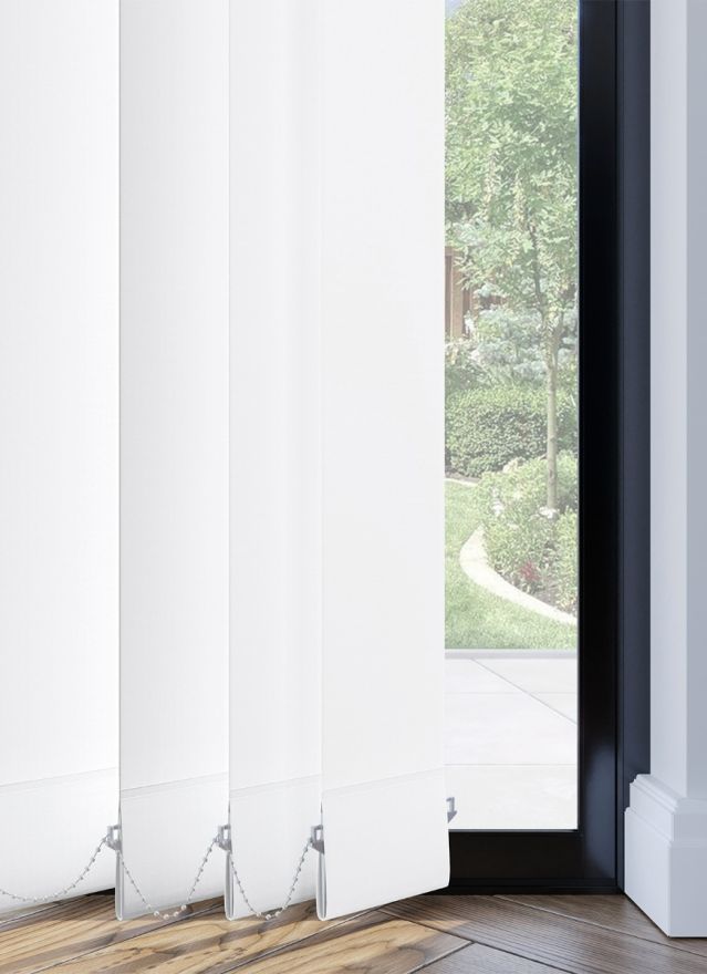 Classic White Vertical Blind