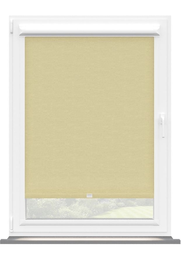 Biscuit Rustic Weave Perfect Fit Roller Blind