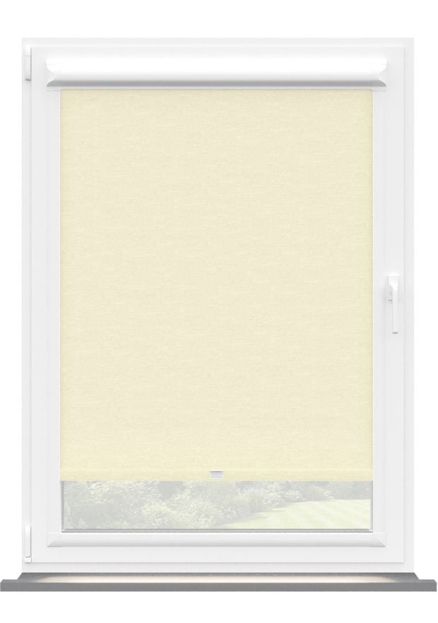 Ecru Rustic Weave Perfect Fit Roller Blind