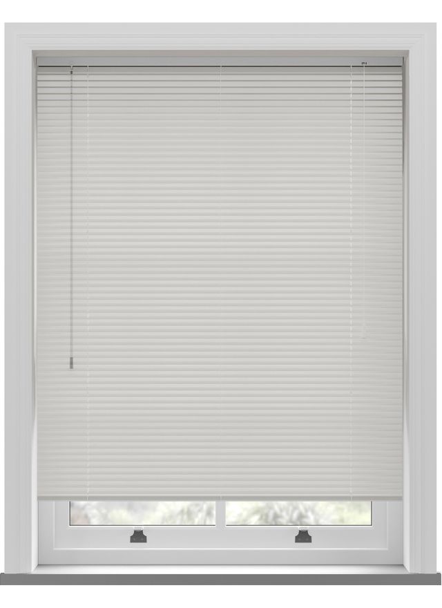 25mm Matt White Aluminium Blind