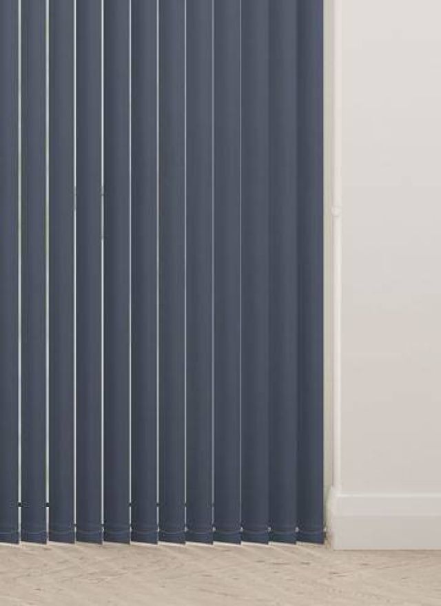 Bella Midnight Blue Vertical Blind