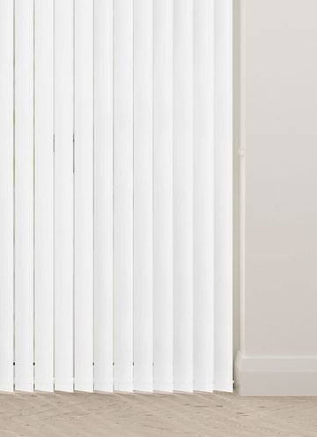 Bella Snow White  Vertical Blind