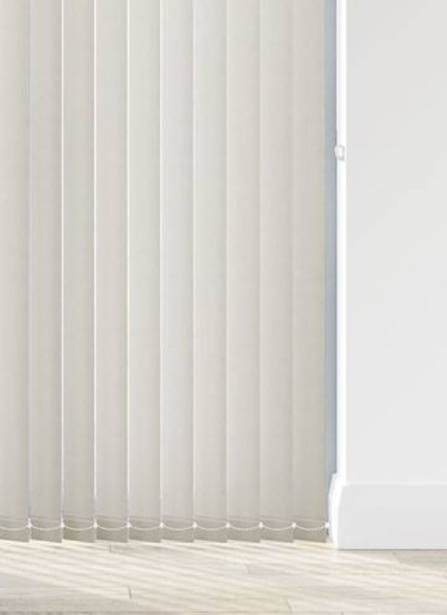 Splash Paper White Vertical Blind