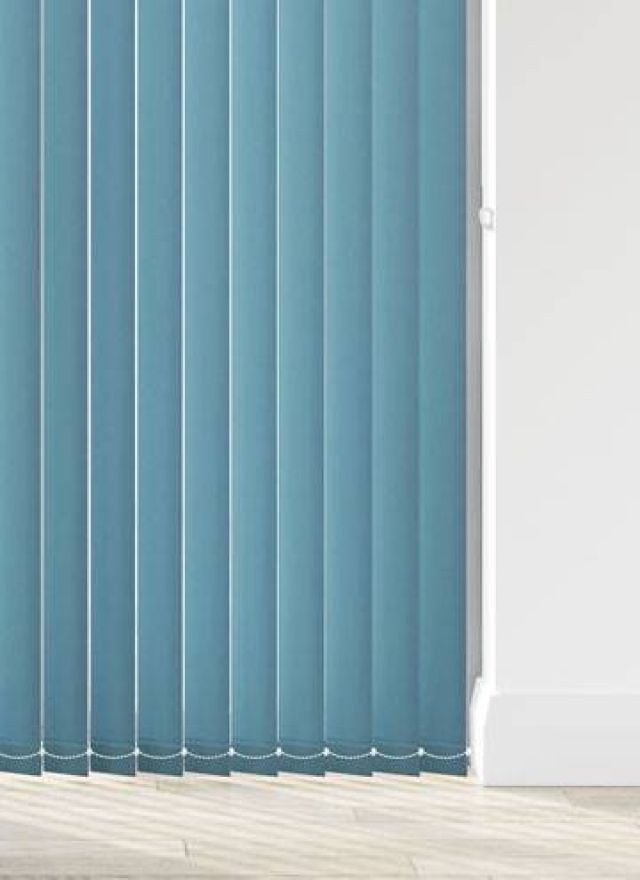 Splash Smoke Blue Vertical Blind