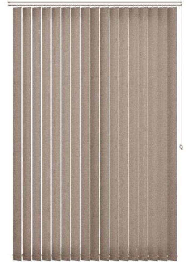 Leith Taupe Brown Vertical Blind