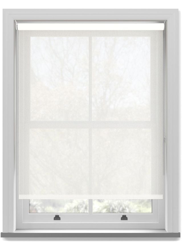 Echo Pure White Roller Blind