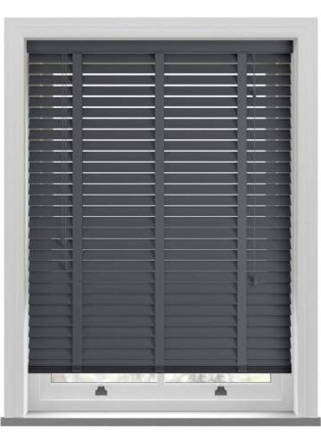 Khol Taped Real Wood Blind