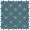 JL x Sanderson Barley Trellis, Ink Dove Blue Blackout Roller Blind
