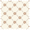 JL x Sanderson Barley Trellis, Linen Cocoa Blackout Roller Blind