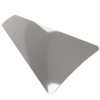 Taupe Clip On Aluminium Blind
