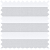 White Textured Clip On Pleated Blind 