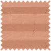 Coral Crushed Clip On Pleated Blind