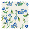 Cath Kidston Forget Me Not Blue Roller Blind