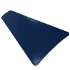 Navy Stick On Aluminium Blind