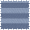 Blue Open Weave Clip On Pleated Blind