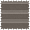 Nutmeg Textured Stick On Pleated Blind