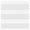 White Sheen Clip On Pleated Blind