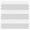 Scandi White Linen Clip On Pleated Blind 