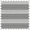 Soft Grey Open Weave Clip On Pleated Blind