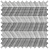Soft Grey Open Weave Stick On Pleated Blind