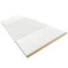 Premium Soft White Taped Basswood Blind