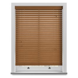 Amber Grained Faux Wood Blind
