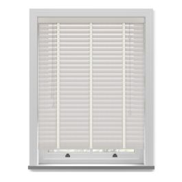 Artic Oak Grained Taped Faux Wood Blind