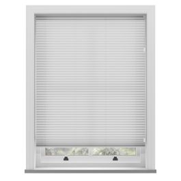 Mako White Cotton Pleated Blind