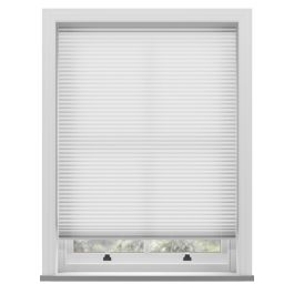 Scandi White Linen Pleated Blind