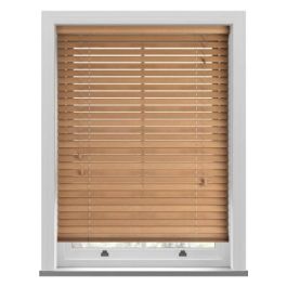 Tuscan Oak Real Wood Blind