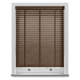 Fired Walnut Taped Real Wood Blind