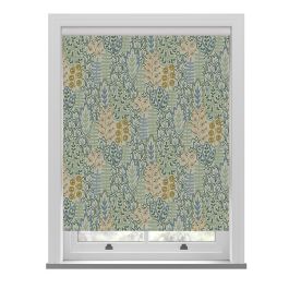 John Lewis Alva Soft Teal Blackout Roller Blind
