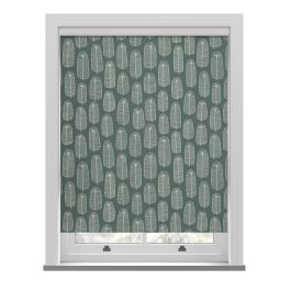 Miss Print Bloom Teal Roller Blind