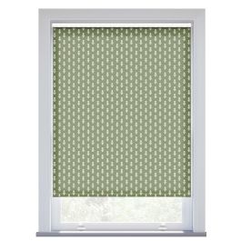 JL x Sanderson Dabu, Forest Green Roller Blind