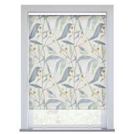 Harlequin Entity, Emerald/Ochre Roller Blind