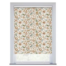 JL x Sanderson Newnham Courtney Blackout, Flax Olive Roller Blind